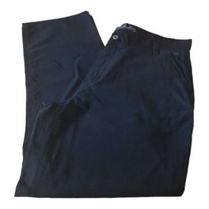 Paradise Collection Mens Black Relaxed Fit Pants 34x32 NWT